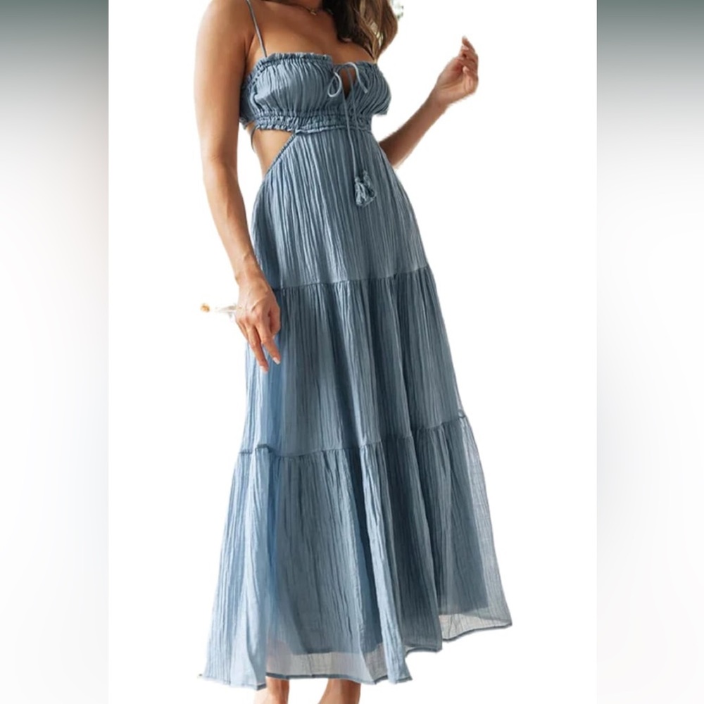 Brand new viral blue dress